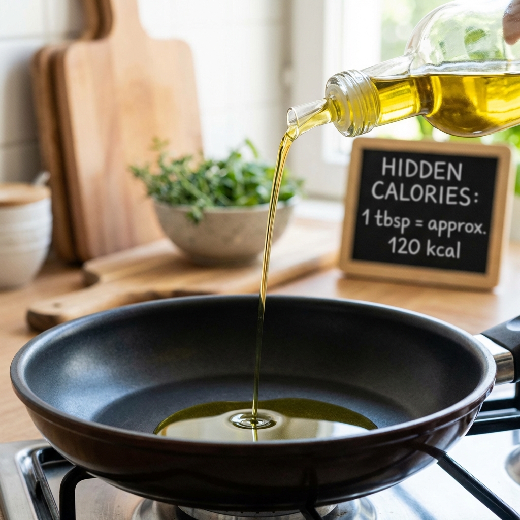 Hidden Calories in Cooking Oil
