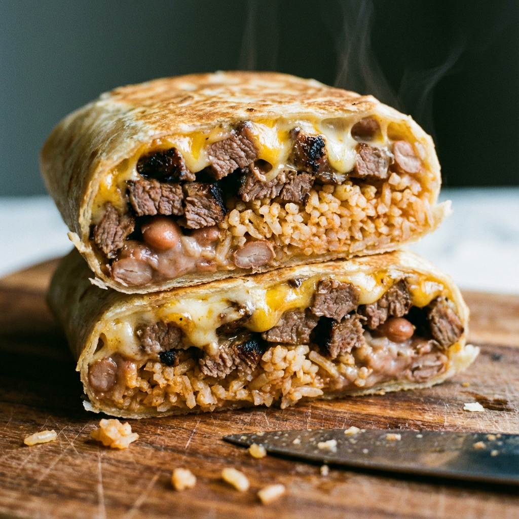 Burrito Cross Section