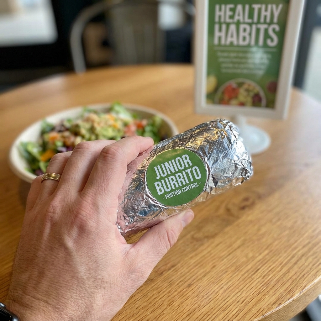 Junior Burrito for portion control