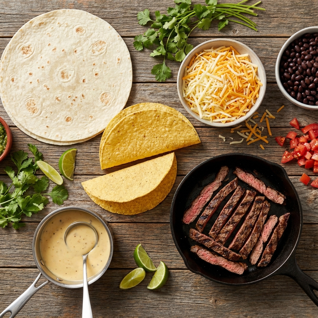 Fresh Ingredients for a Stack