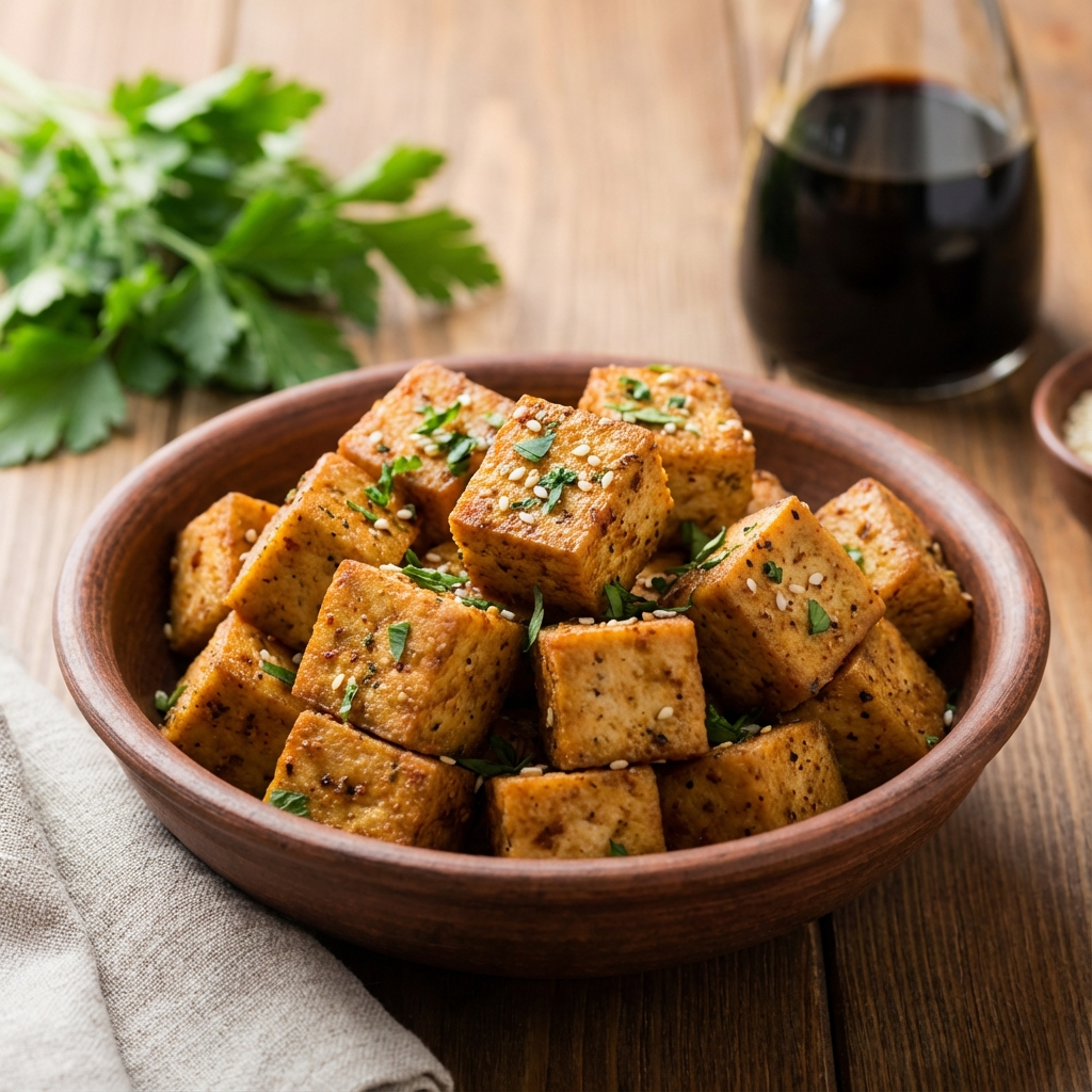 Seasoned Tofu Cubes